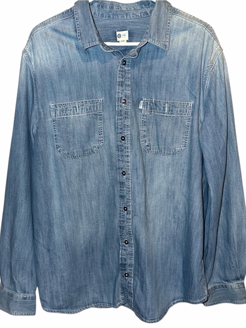 Tom’s Women Denim Button Up